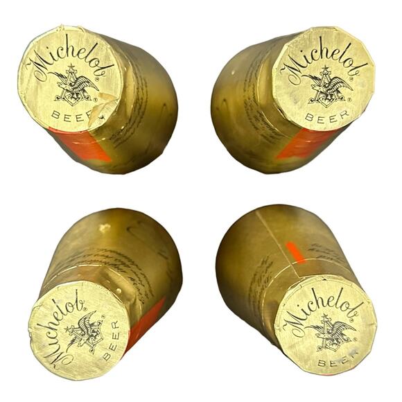 Michelob Beer Bottles 4 Sealed Display Only in Original Carton-Very RARE! - Picture 8 of 12